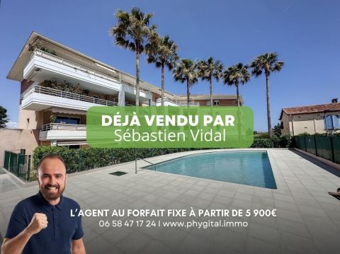 A louer APPARTEMENT DE PRESTIGE T3 66 M2 TERRASSE BORD DE MER ANTIBES