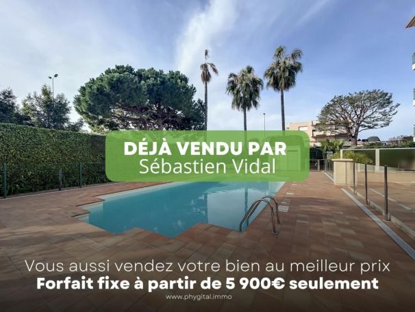 A louer APPARTEMENT T2 42 M2 TERRASSE VUE MER SAINT LAURENT DU VAR