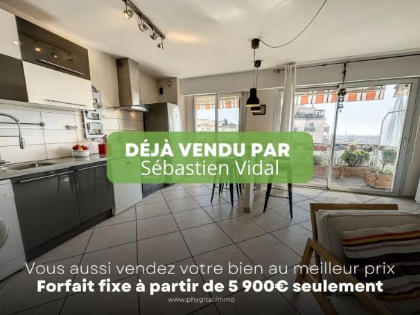 A louer APPARTEMENT T3 71 M2 TERRASSE BORD DE MER NICE
