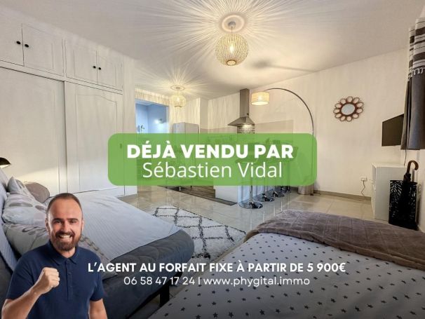 A louer STUDIO  31 M2 BORD DE MER ANTIBES
