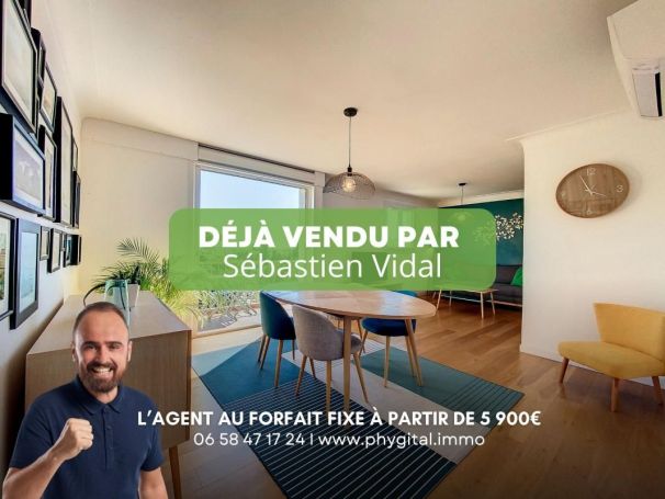 A louer APPARTEMENT T3 62 M2 BORD DE MER ANTIBES