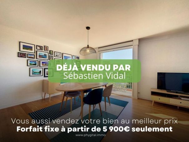 A louer APPARTEMENT T3 62 M2 BORD DE MER ANTIBES