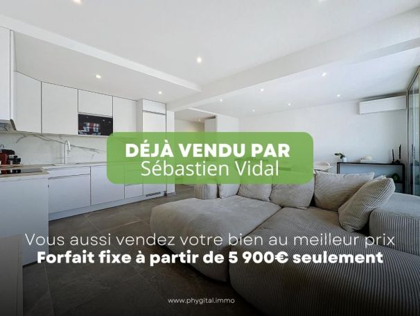 A louer APPARTEMENT T3 72 M2 TERRASSE BORD DE MER ANTIBES