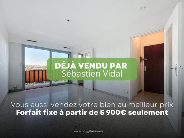 A louer STUDIO  25 M2 TERRASSE VUE MER ANTIBES