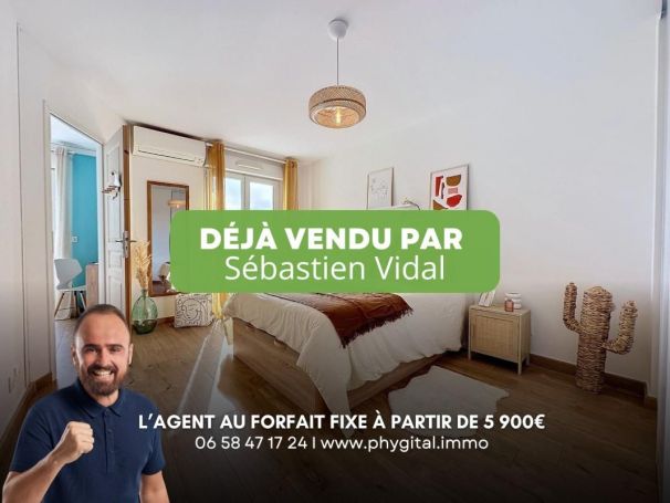 A louer APPARTEMENT T3 54 M2 TERRASSE BORD DE MER ANTIBES