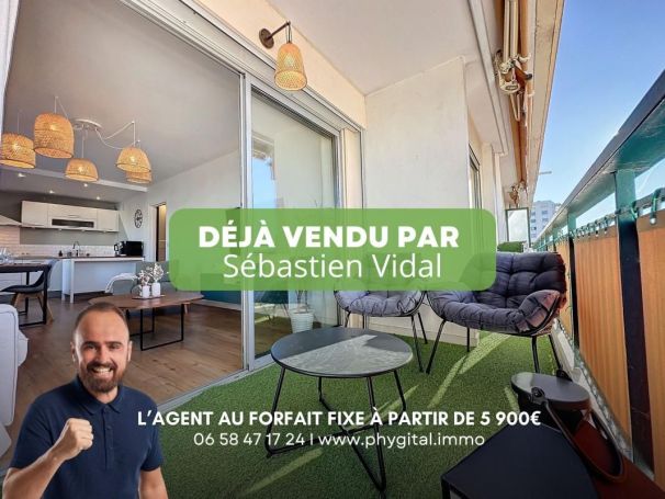 A louer APPARTEMENT T3 65 M2 TERRASSE BORD DE MER ANTIBES