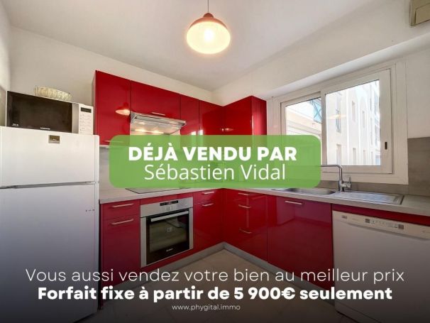 A louer APPARTEMENT T2 48 M2 BORD DE MER JUAN LES PINS