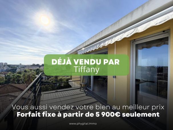 A louer APPARTEMENT T2 45 M2 TERRASSE VUE MER ANTIBES