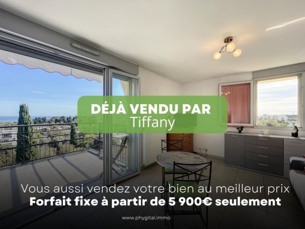 A louer APPARTEMENT T2 45 M2 TERRASSE VUE MER ANTIBES