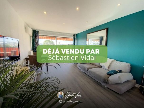 A louer APPARTEMENT T3 65 M2 TERRASSE VUE MER ANTIBES