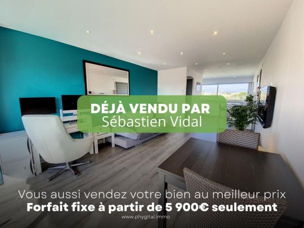 A louer APPARTEMENT T3 65 M2 TERRASSE VUE MER ANTIBES