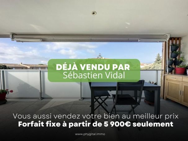 A louer APPARTEMENT T3 66 M2 TERRASSE BORD DE MER SAINT LAURENT DU VAR