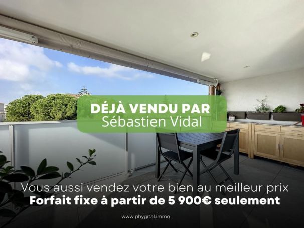 A louer APPARTEMENT T3 66 M2 TERRASSE BORD DE MER SAINT LAURENT DU VAR