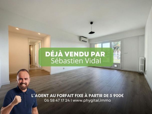 A louer APPARTEMENT T3 66 M2 TERRASSE BORD DE MER ANTIBES