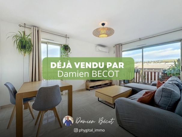 A louer APPARTEMENT T2 53 M2 BORD DE MER CAGNES SUR MER