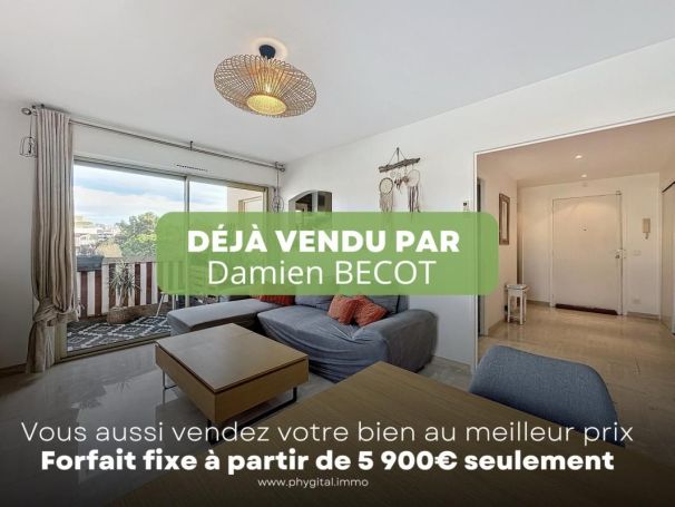 A louer APPARTEMENT T2 53 M2 BORD DE MER CAGNES SUR MER