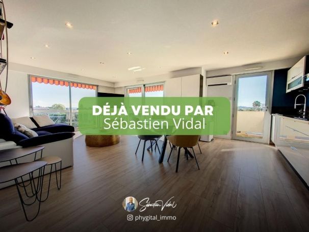 A louer APPARTEMENT NEUF T3 69 M2 TERRASSE BORD DE MER ANTIBES