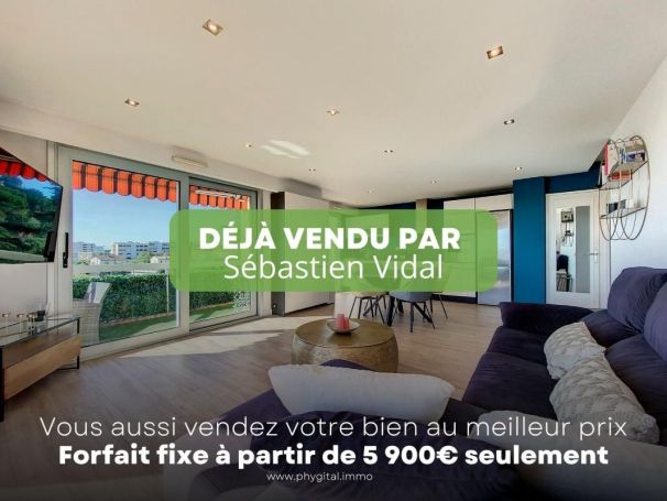 A louer APPARTEMENT NEUF T3 69 M2 TERRASSE BORD DE MER ANTIBES