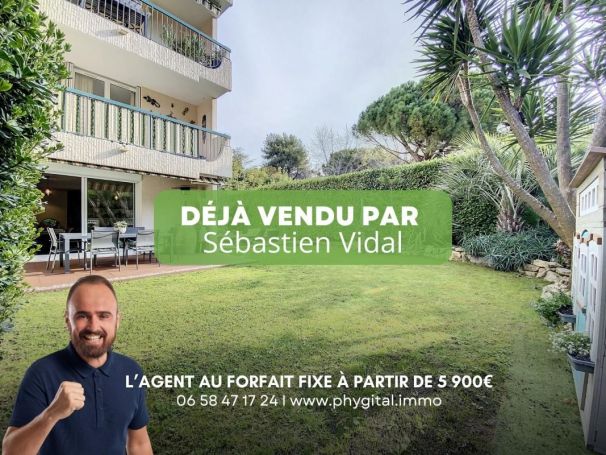 A louer APPARTEMENT T3 62 M2 TERRASSE BORD DE MER ANTIBES