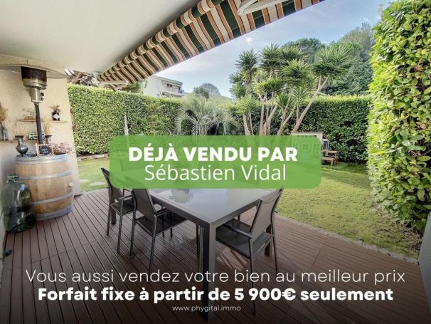 A louer APPARTEMENT T3 62 M2 TERRASSE BORD DE MER ANTIBES