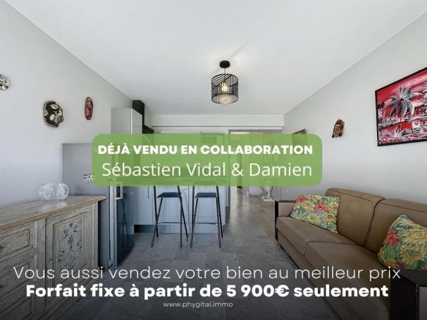A louer STUDIO  34 M2 TERRASSE BORD DE MER MANDELIEU LA NAPOULE