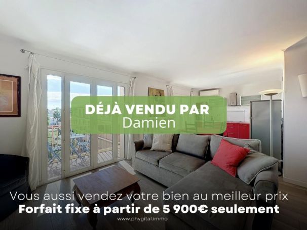 A louer APPARTEMENT T3 54 M2 TERRASSE VUE MER ANTIBES