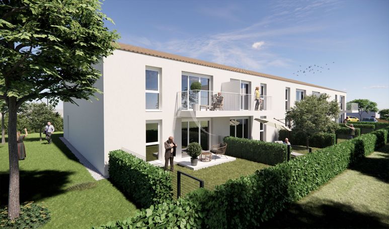A vendre APPARTEMENT T3 61 M2 TERRASSE  GROSBREUIL