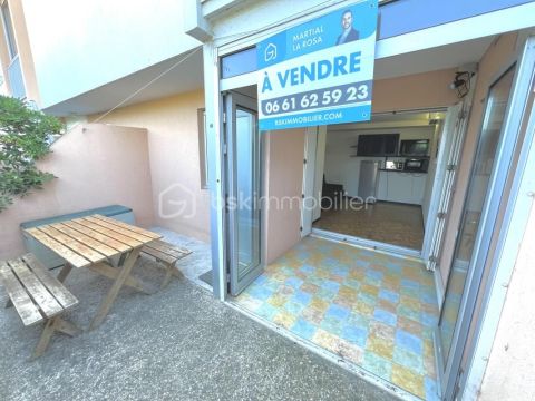 A vendre APPARTEMENT T2 24 M2 BORD DE MER CARNON