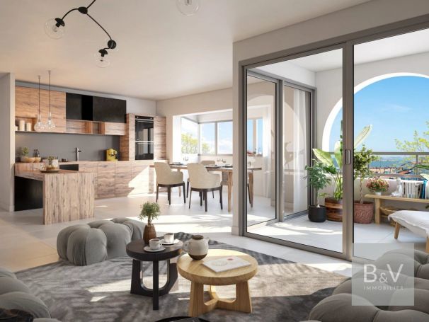 A vendre APPARTEMENT DE PRESTIGE T4 97 M2 BORD DE MER URRUGNE