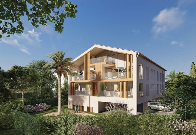 APPARTEMENT DE PRESTIGE T3 90 M2 TERRASSE VUE MER SIX FOURS LES PLAGES