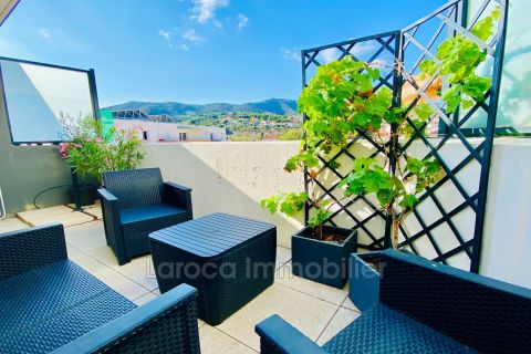 A vendre APPARTEMENT T2 40 M2 TERRASSE BORD DE MER BANYULS SUR MER