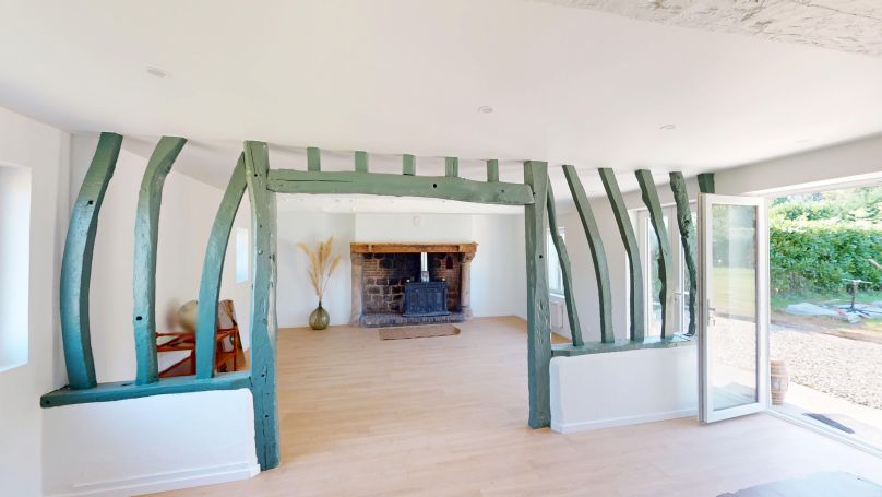 A vendre LONGERE RENOVEE  5 PIECES 120 M2 BORD DE MER BLOSSEVILLE