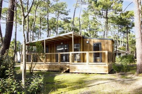 A vendre LODGE EN BOIS 2 chambre avec emplacement privatif à Saint-Hilaire-de-Riez