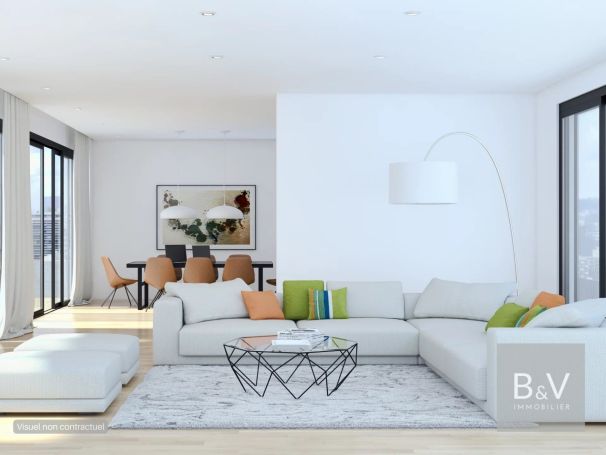 A vendre SUPERBE APPARTEMENT T4 88 M² VUE MER ANTIBES