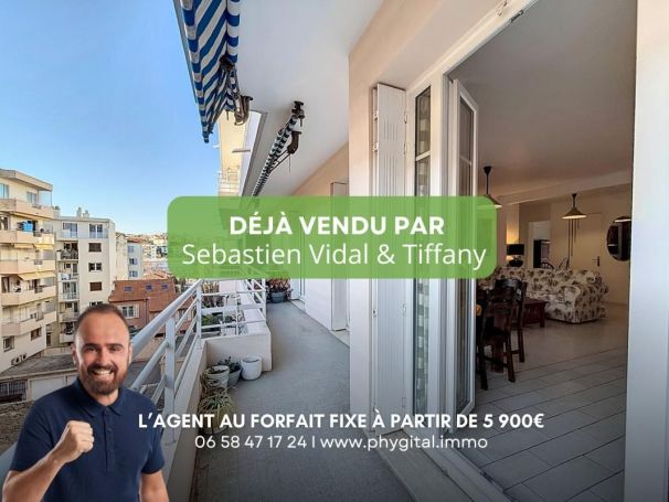 A louer APPARTEMENT T3 65 M2 TERRASSE BORD DE MER ANTIBES