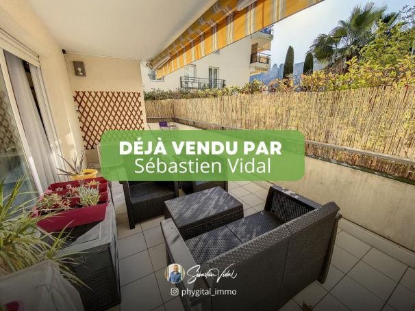 A louer APPARTEMENT T3 64 M2 TERRASSE BORD DE MER CAGNES SUR MER