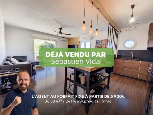 A louer APPARTEMENT T3 65 M2 TERRASSE BORD DE MER ANTIBES