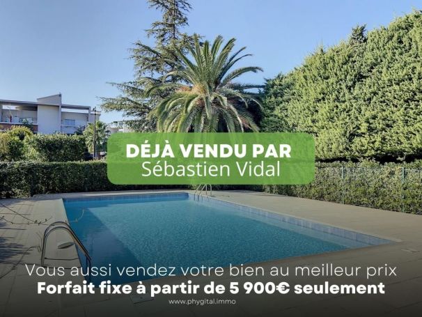 A louer APPARTEMENT T3 35 M2 TERRASSE BORD DE MER ANTIBES
