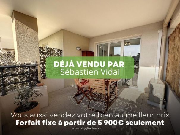 A louer APPARTEMENT T2 43 M2 TERRASSE BORD DE MER NICE