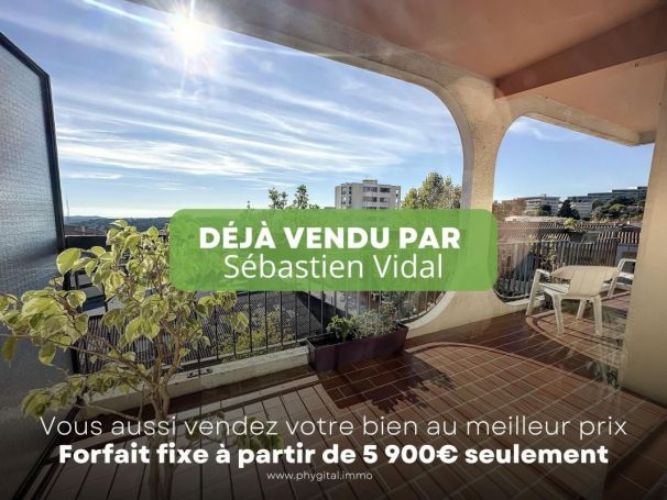A louer APPARTEMENT T3 74 M2 TERRASSE BORD DE MER GRASSE