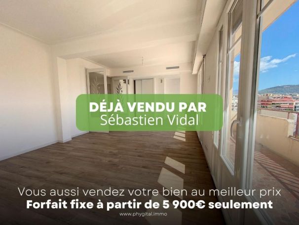 A louer APPARTEMENT NEUF T3 75 M2 TERRASSE BORD DE MER NICE