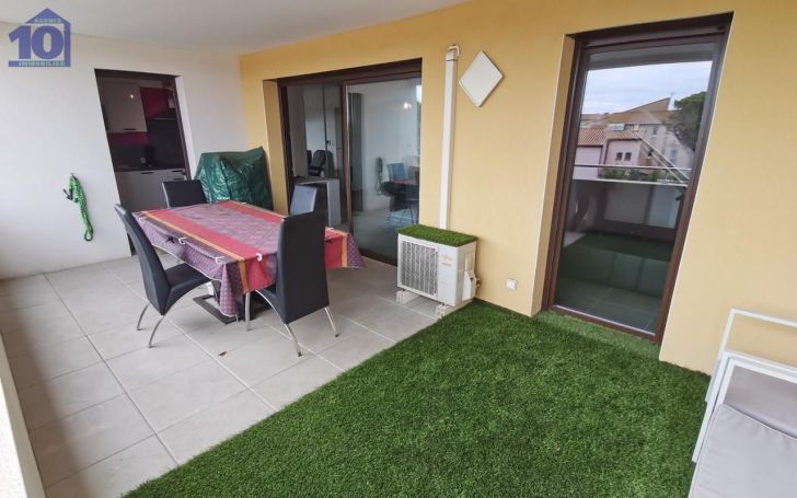A louer APPARTEMENT DE PRESTIGE NEUF T3 59 M2 TERRASSE BORD DE MER VALRAS PLAGE