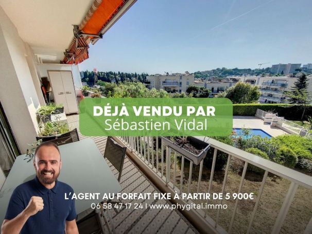 A louer APPARTEMENT T3 60 M2 TERRASSE BORD DE MER ANTIBES