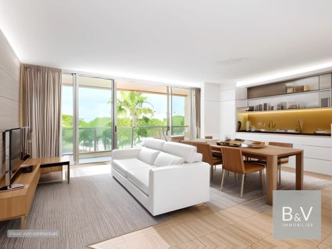A vendre Appartement T4 80 m² vue mer panoramique  VILLENEUVE LOUBET