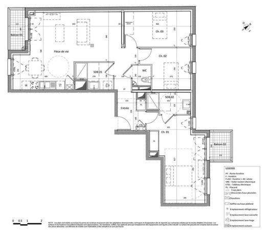 A louer APPARTEMENT T4 89 M2  NANTES