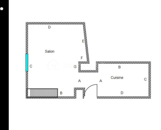 A louer APPARTEMENT DUPLEX T3 76 M2  GAREOULT