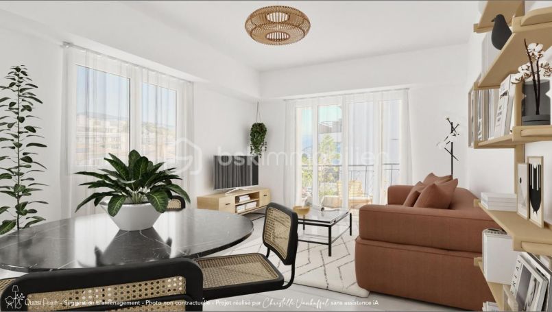 A louer APPARTEMENT T2 60 M2 BORD DE MER NICE