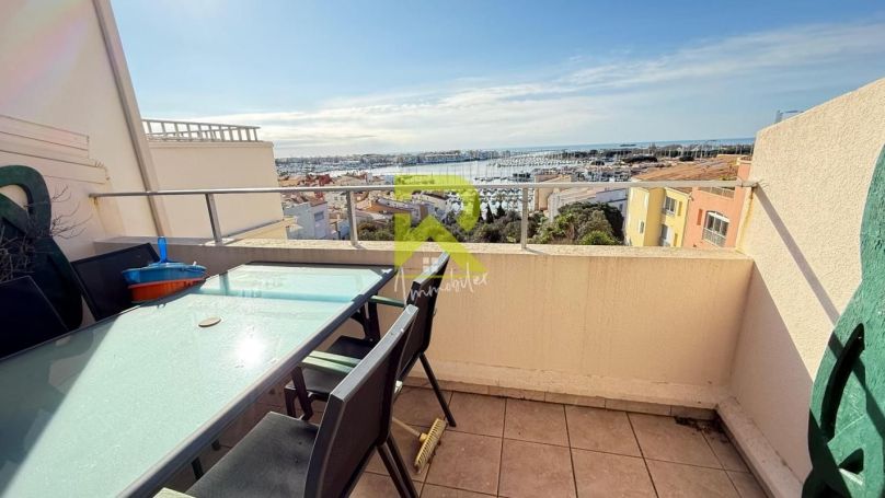 A vendre APPARTEMENT T3 38 M2 TERRASSE BORD DE MER LE CAP D AGDE