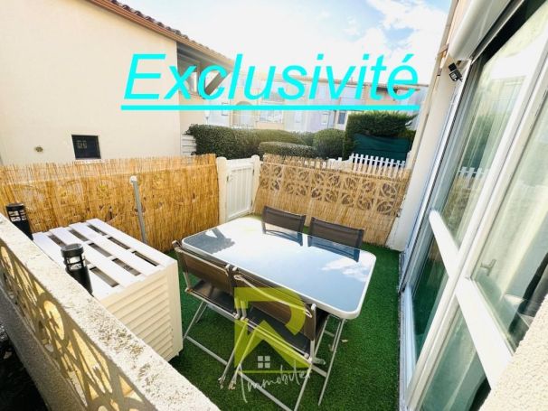 A vendre APPARTEMENT  22 M2 BORD DE MER LE CAP D AGDE