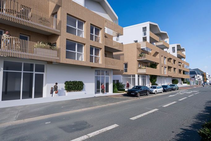 A louer APPARTEMENT DUPLEX NEUF T2 48 M2 TERRASSE BORD DE MER LA ROCHELLE